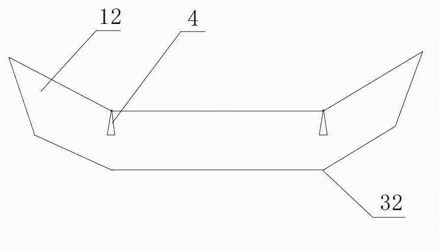 Repairing method of waste steel groove