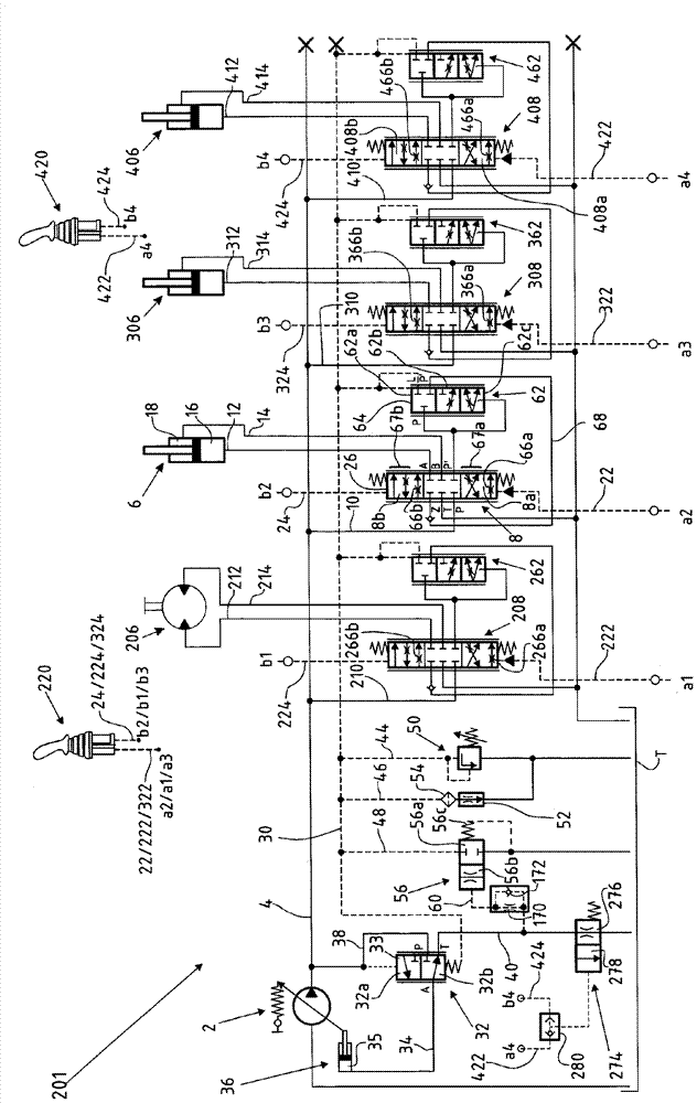 Hydraulic controls with load pressure reduction