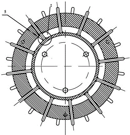 A device for flexible finishing of hole surface