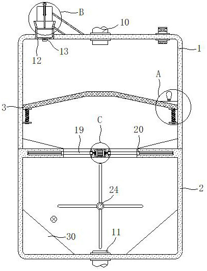 Degerming post-grinding concentration online detection device for corn starch processing