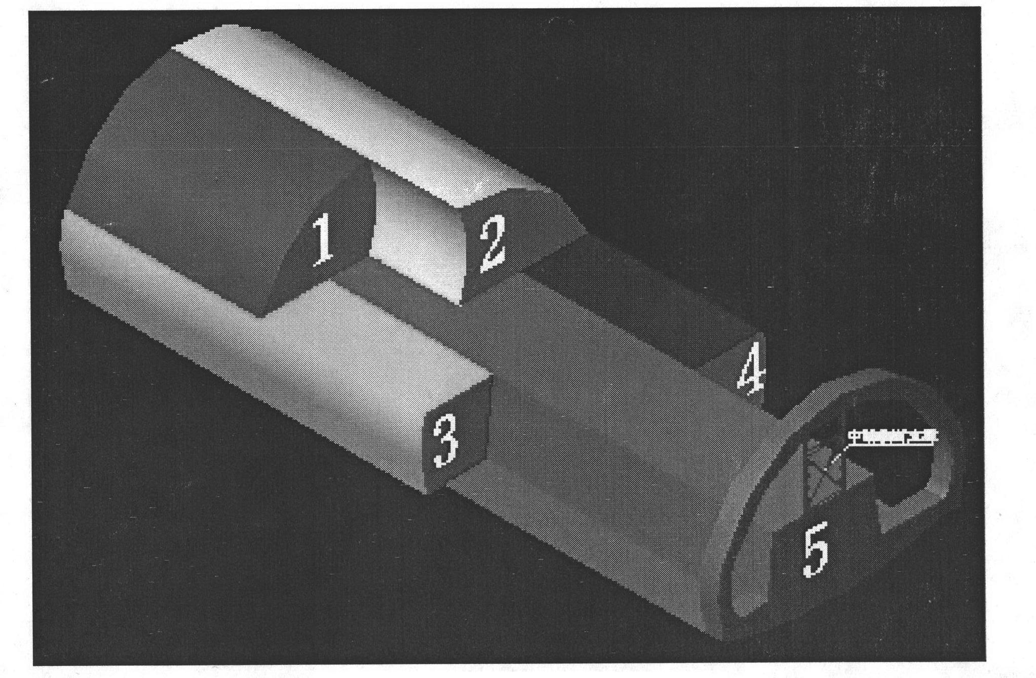 Urban shallow buried large-section tunnel five-step excavating method