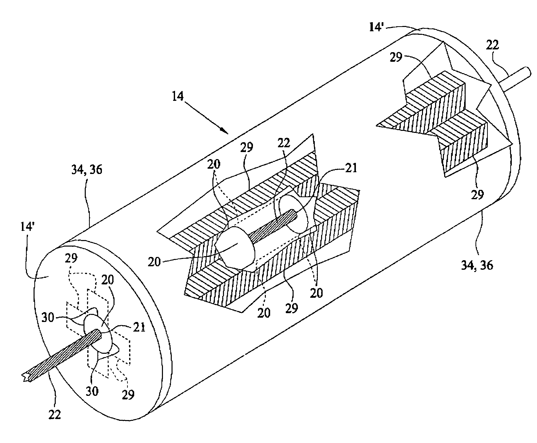 Modular sponson with replaceable sections