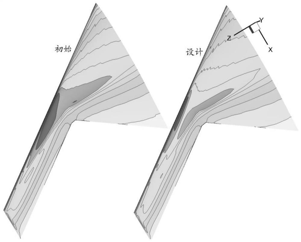 Multi-constraint refined aerodynamic optimization design method for tailless flying wing layout