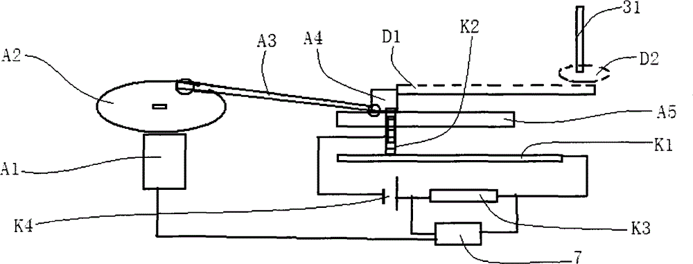 Automobile provided with auxiliary door opening and closing device