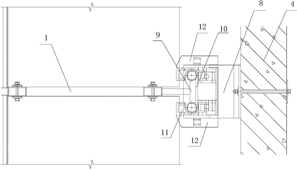 Protection construction platform for high-rise building