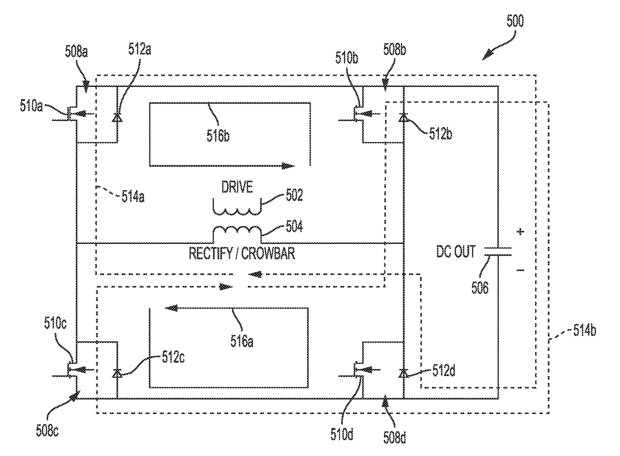 DC-DC converter input voltage high-energy transient clamping topology