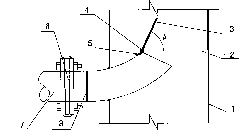 Column core concrete lift-up connecting device of steel pipe column