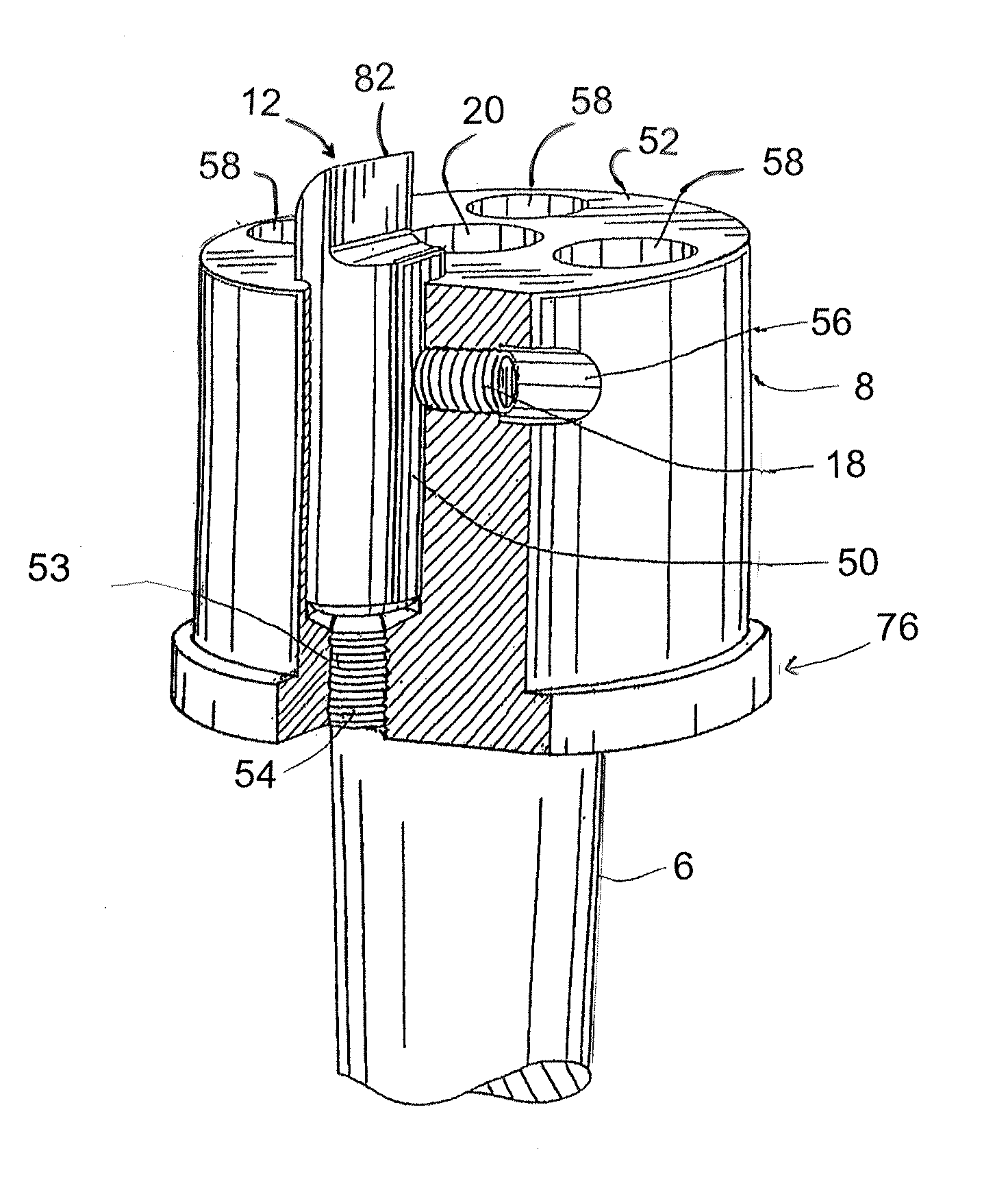 Drive center with guard