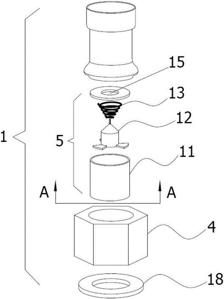 Self-plugging type water inlet hose and water inlet hose convenient to disassemble and assemble