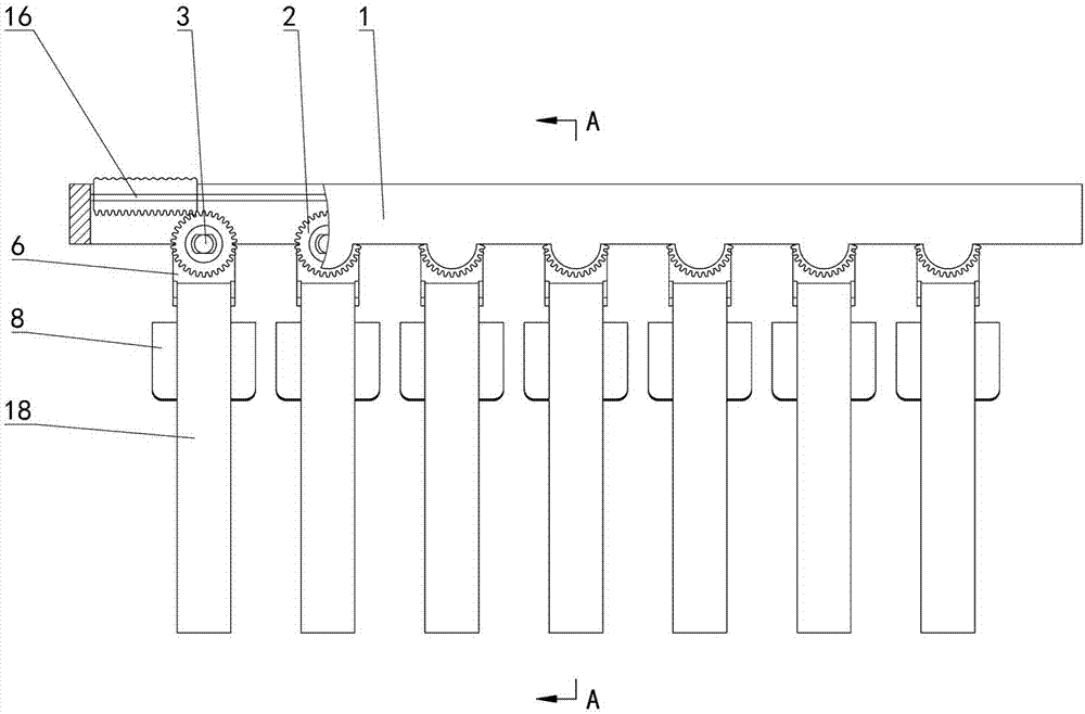 Postoperative fixation device used for tibial fracture