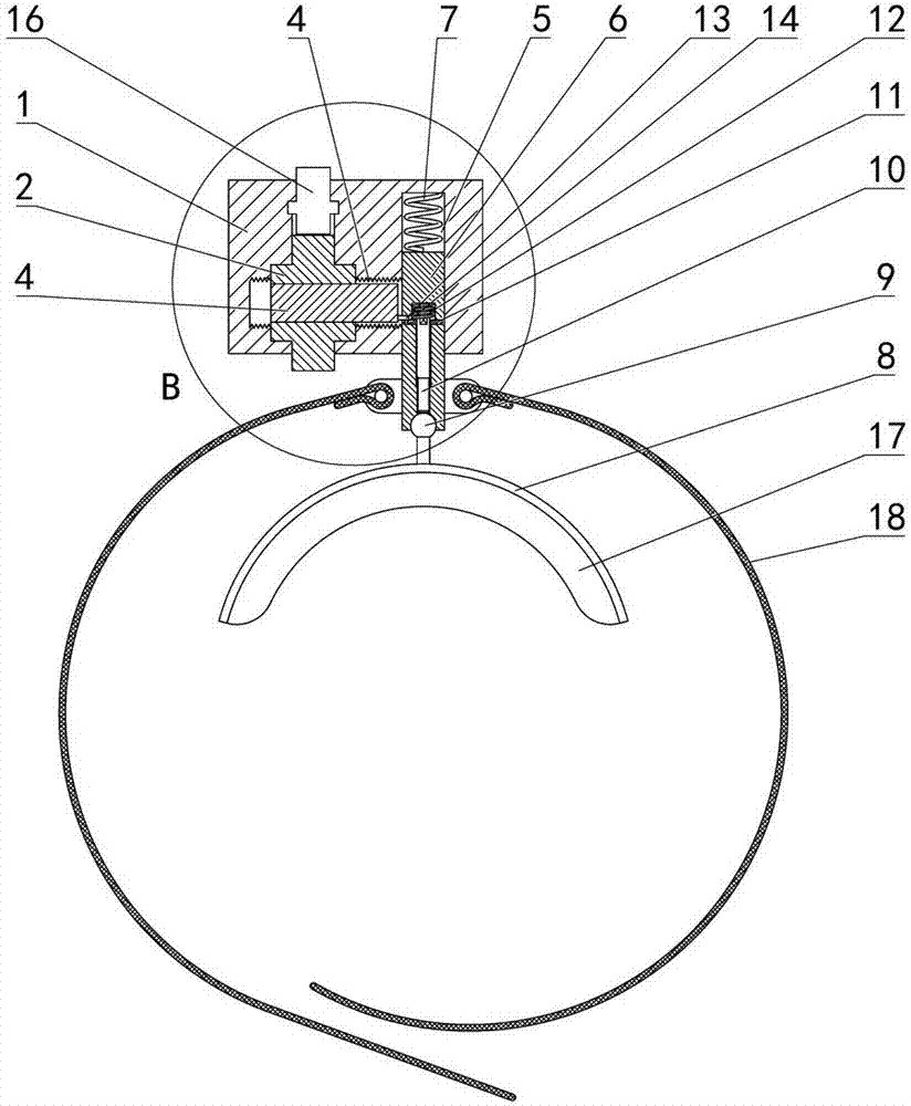 Postoperative fixation device used for tibial fracture