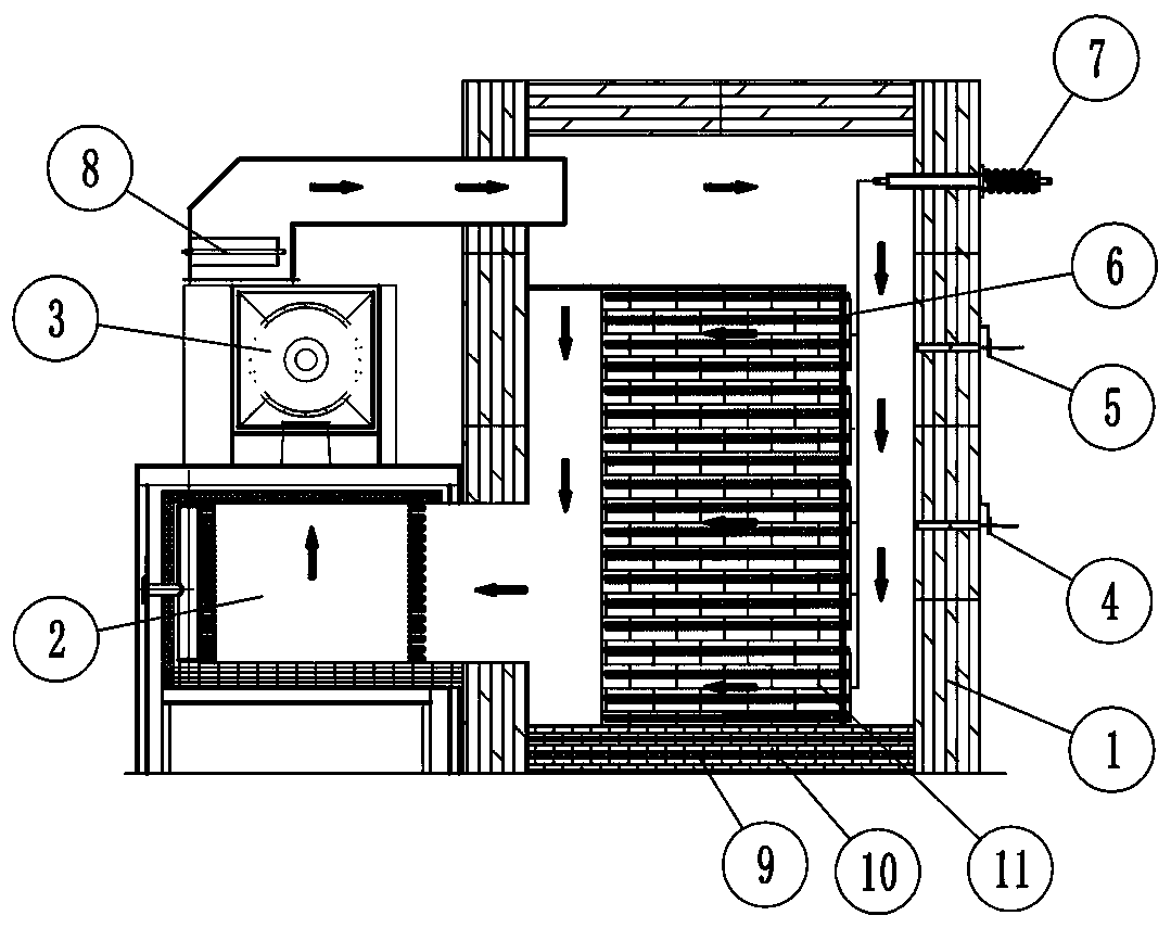 High-voltage solid heat storage equipment and heat storage control method