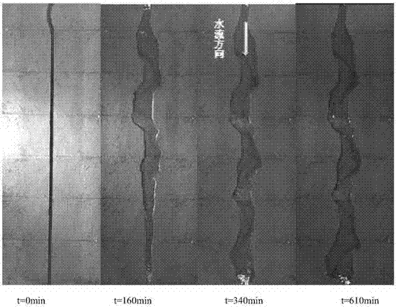 Experimental equipment for simulating water flow and sediment bed-forming process