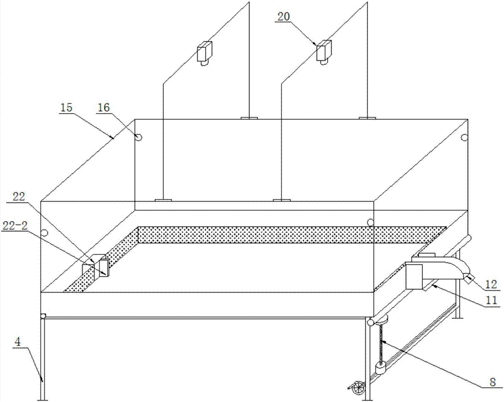 Experimental equipment for simulating water flow and sediment bed-forming process