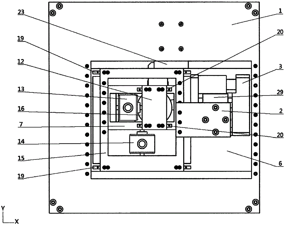 Measuring device of biological soft tissue mechanical properties