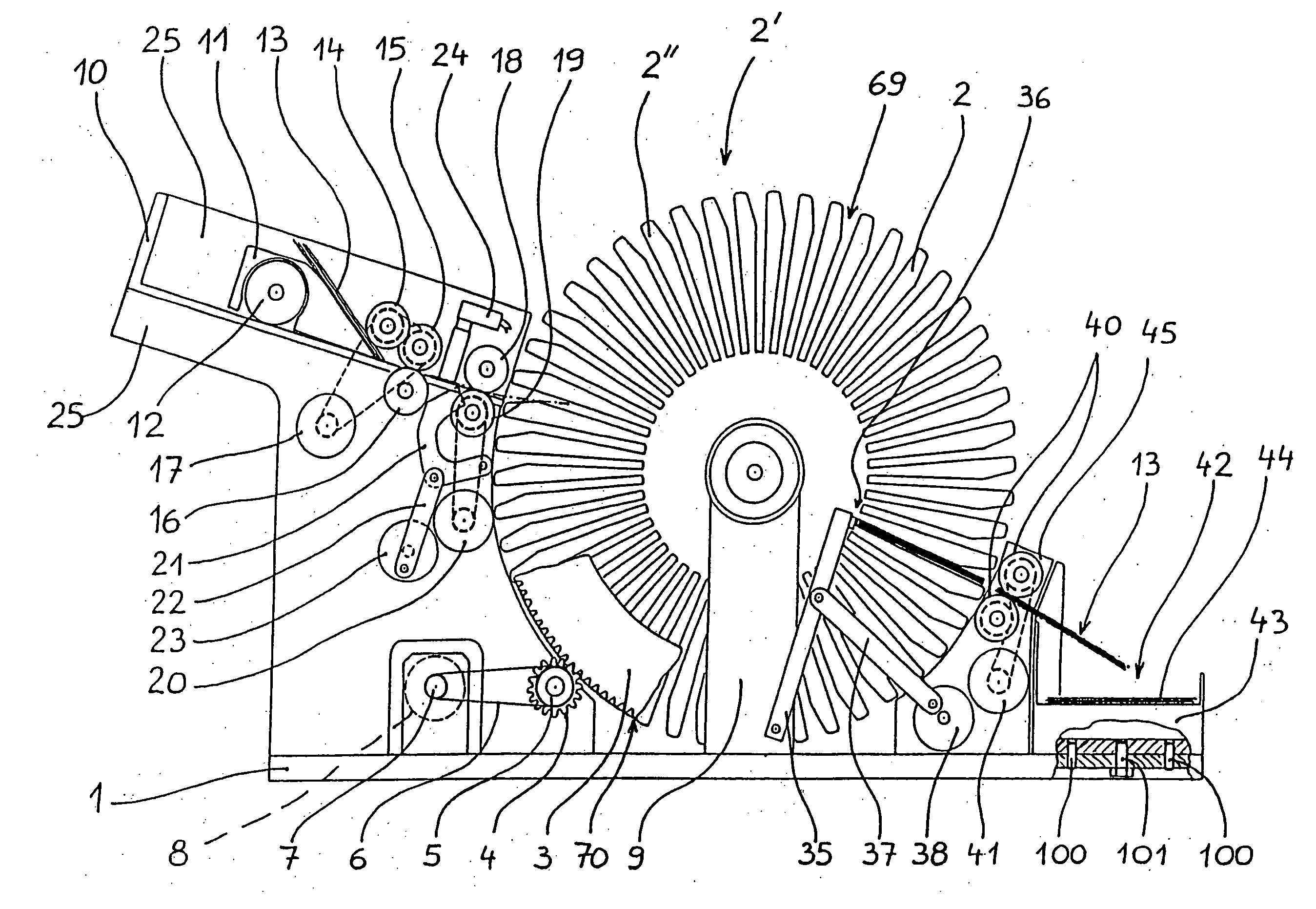 Magnetic jam detection in a card shuffler