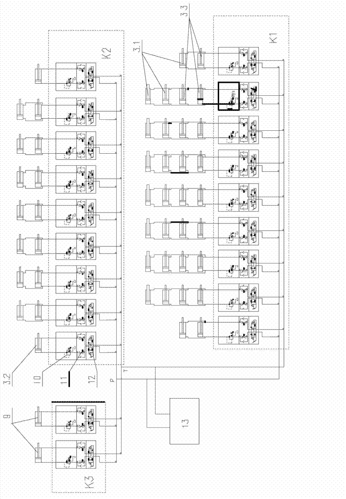 Sunk duct piece test platform