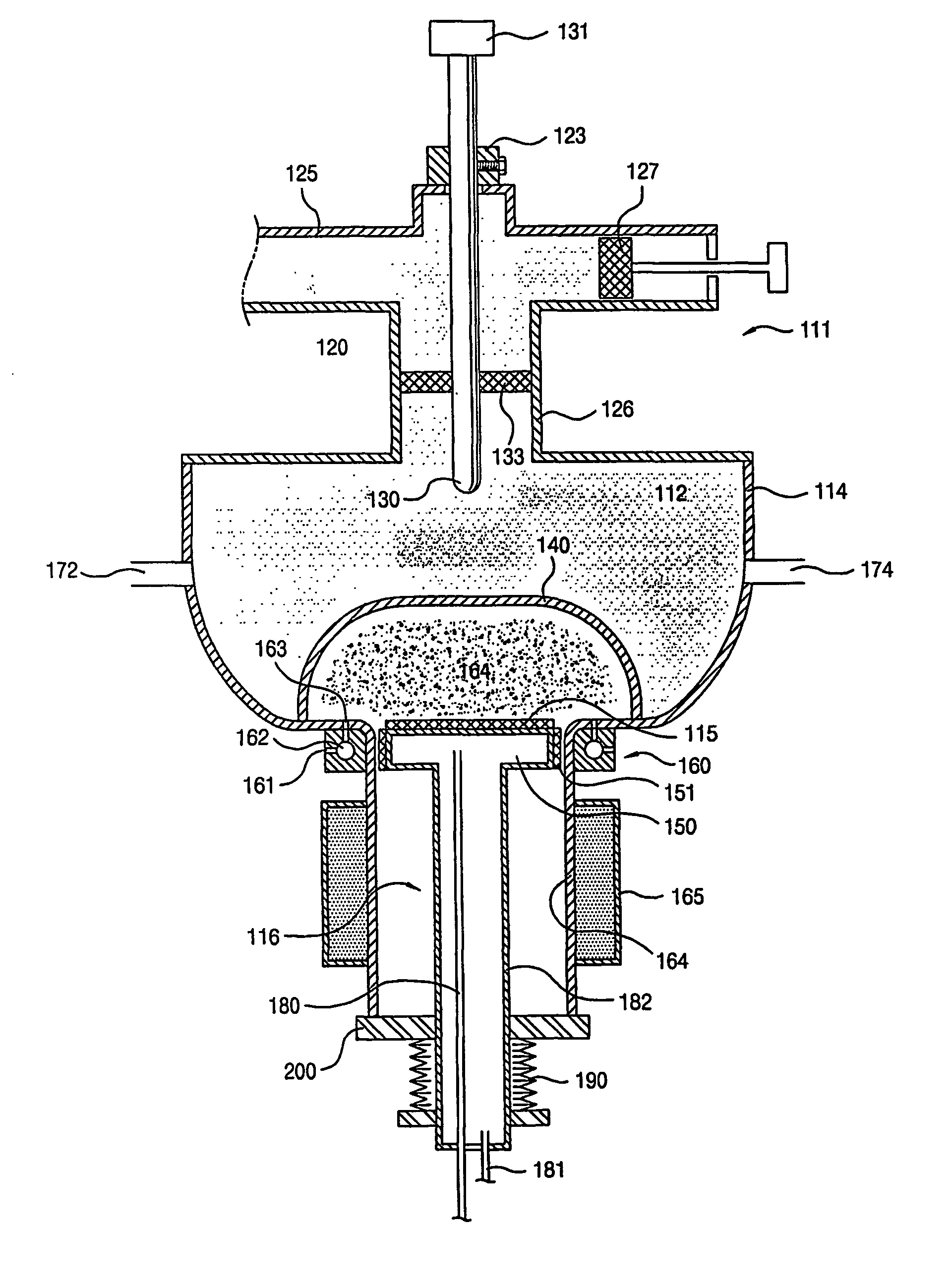 Diamond film depositing apparatus using microwaves and plasma