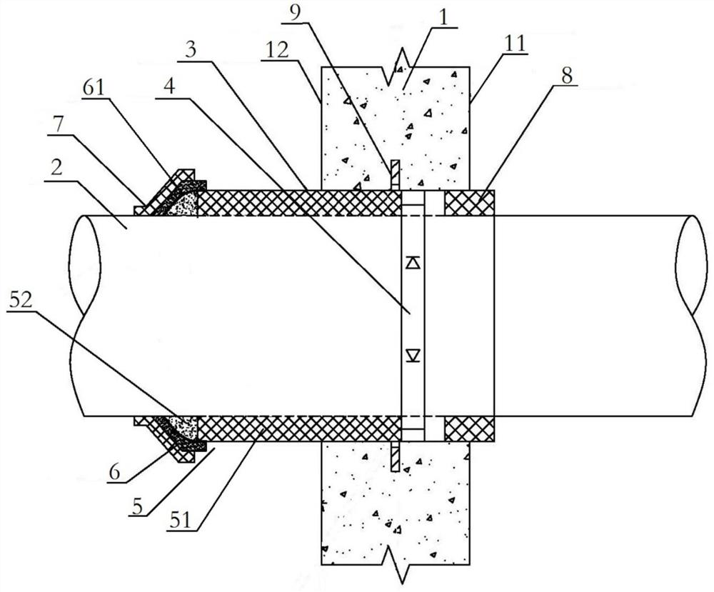 Valve well anti-seepage construction process