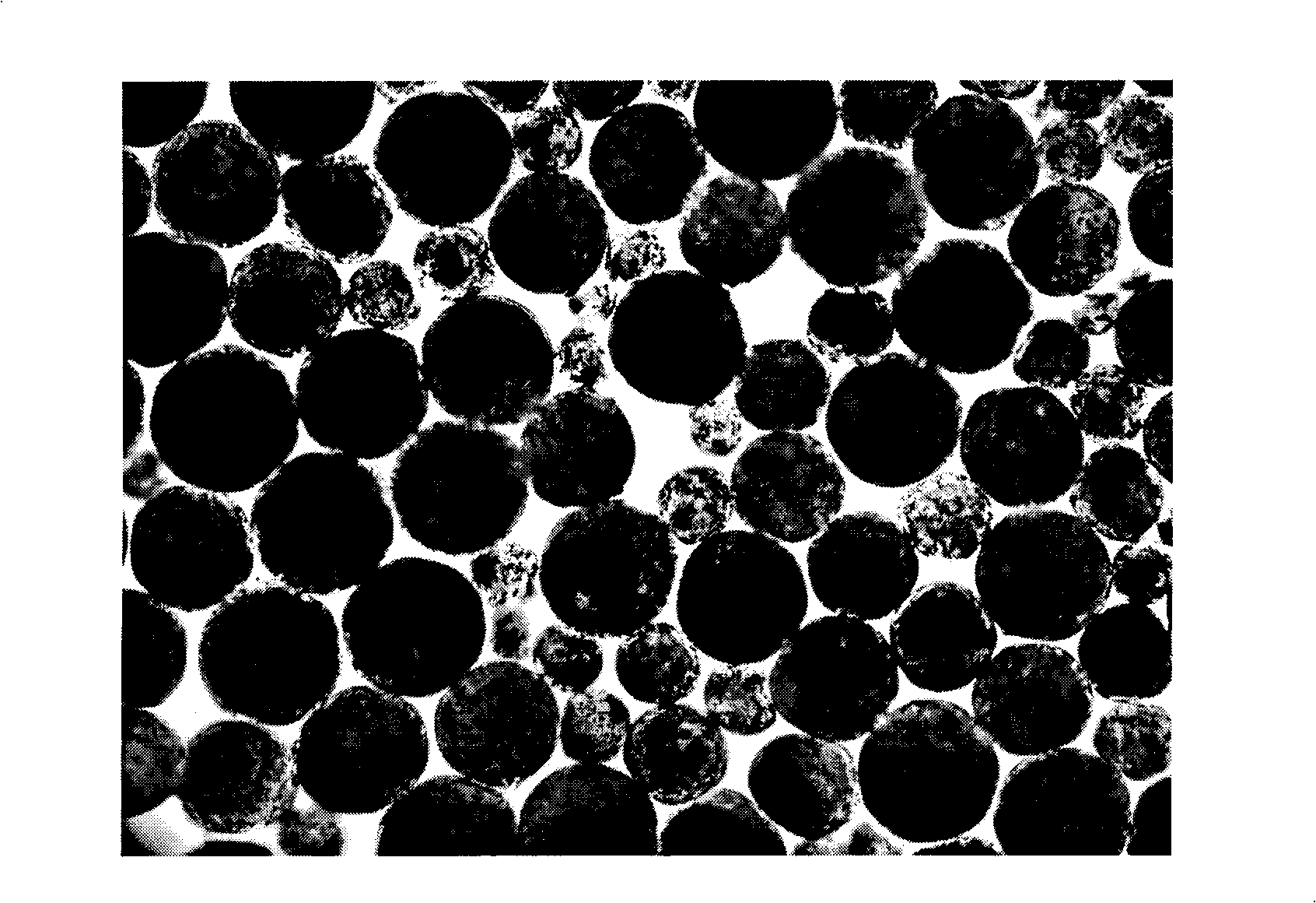 Homogeneous crosslinking beta-cyclodextrin/wolfram carbine composite microsphere and method of producing the same