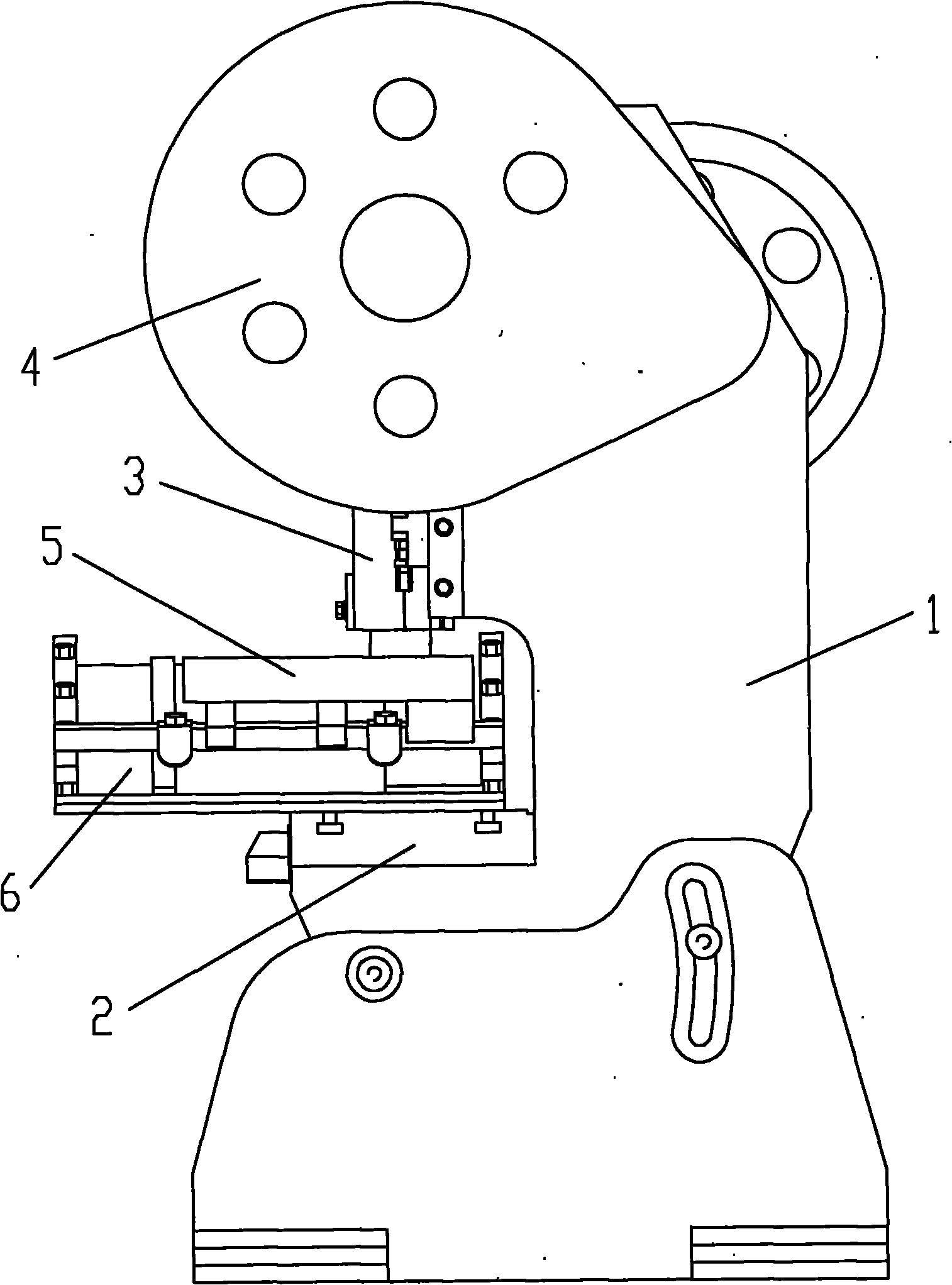 Automatic marking device of round bar