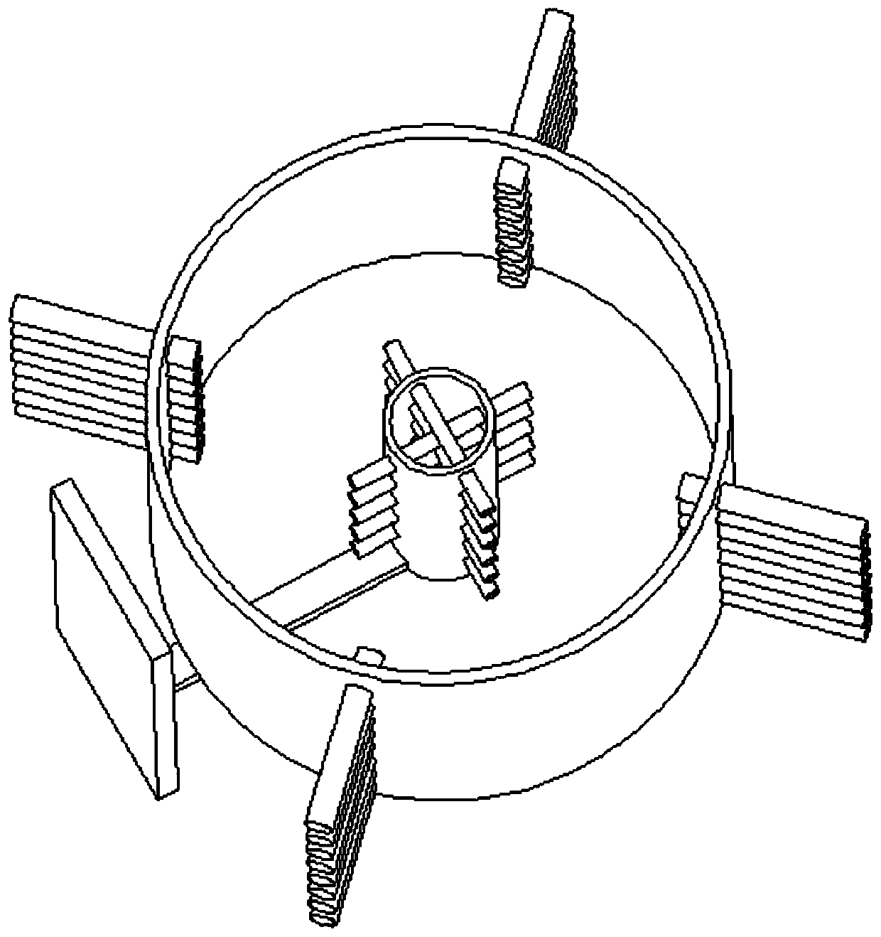 Rounding device used for difference compensation of machining