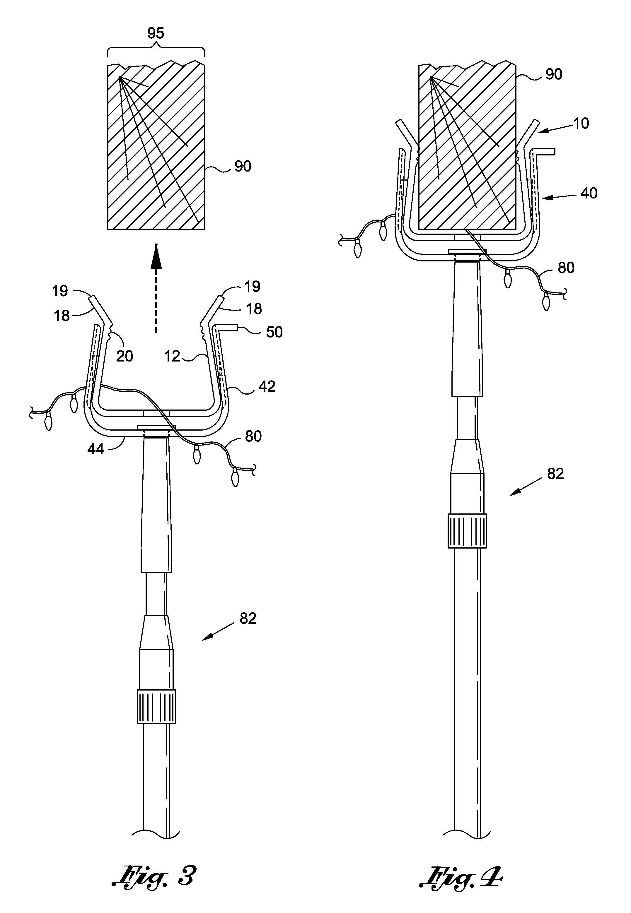 Decorative lighting installation system and method