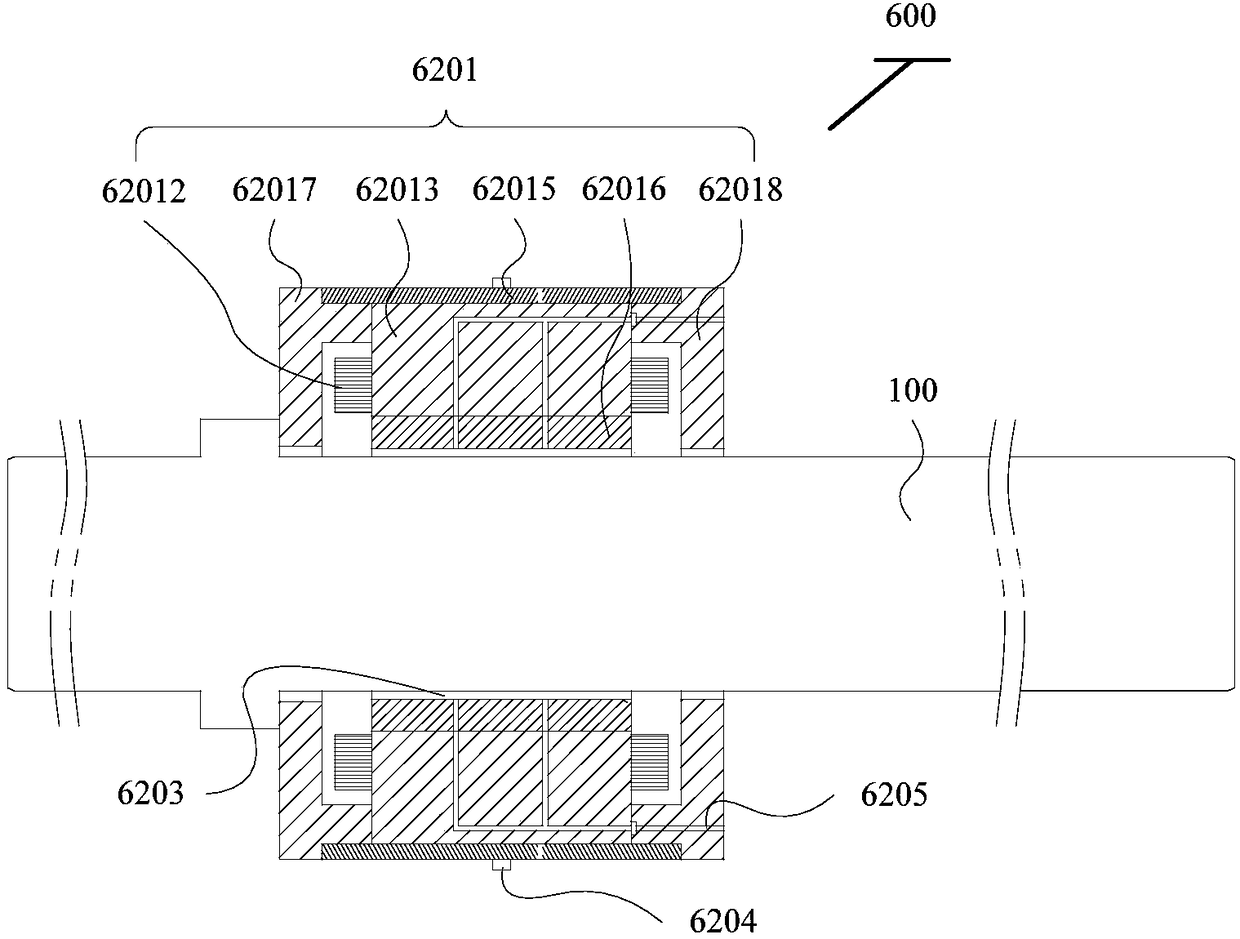 Radial bearings, rotor system and control method of radial bearings