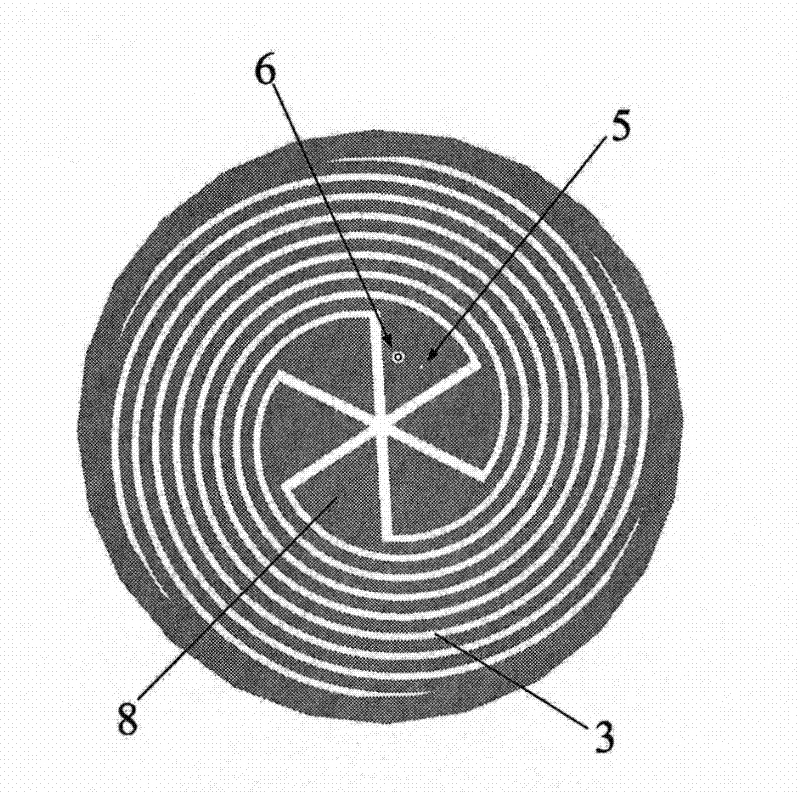 Balun-free low-section plane two-arm groove helical array antenna