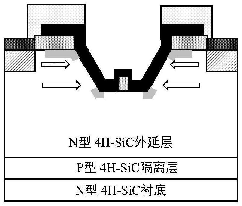 SiC Schottky power diode and production method thereof