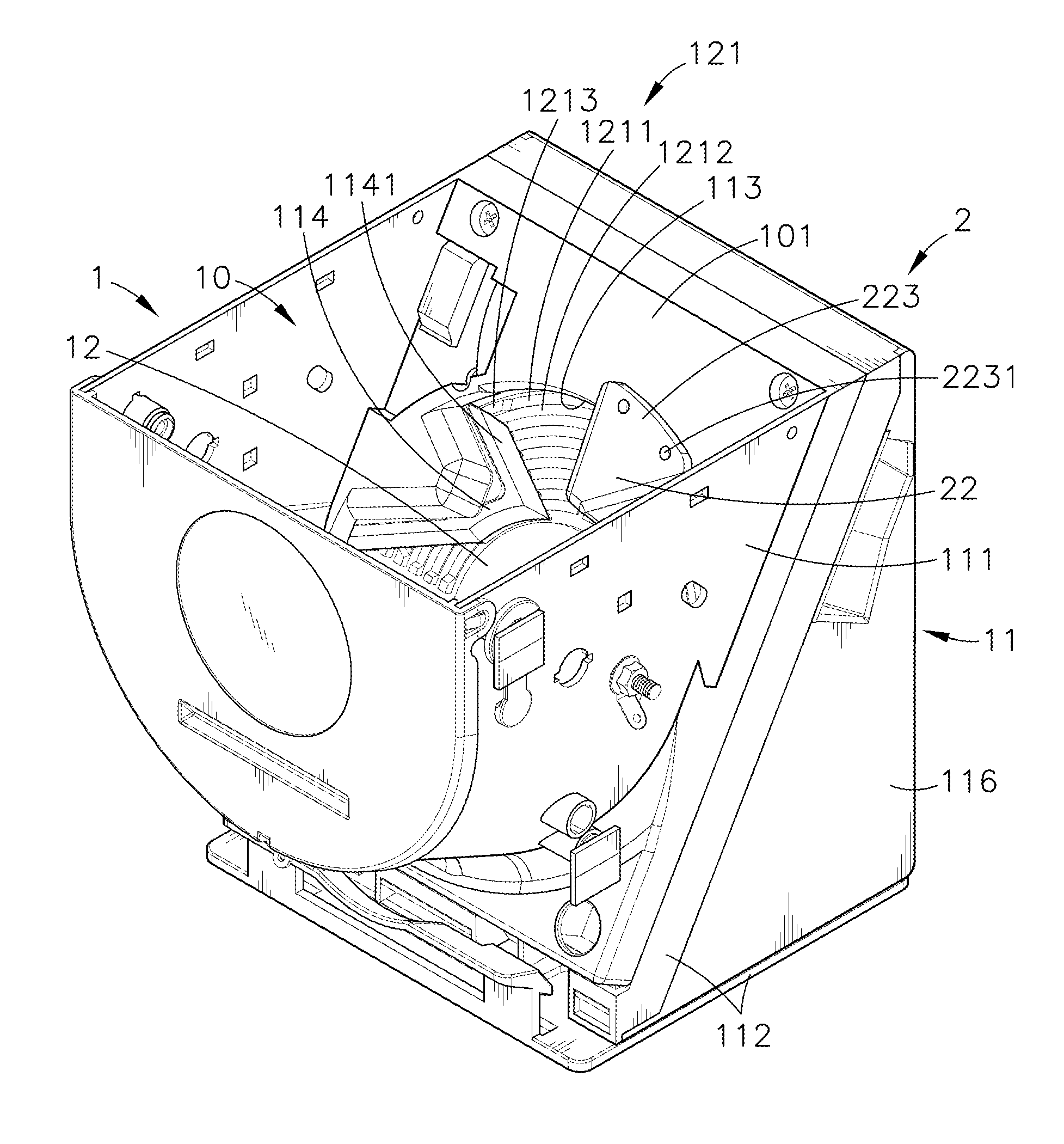 Coin hopper with a coin-delivering presser