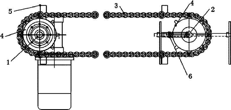 Novel tensioning transmission device