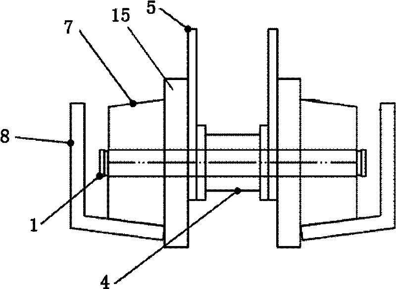 Novel tensioning transmission device