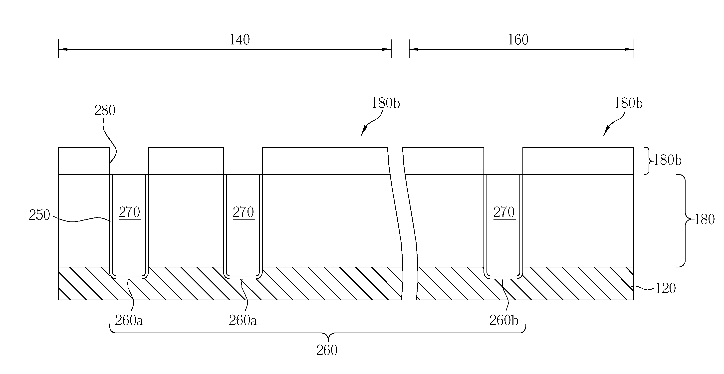 Method for fabricating super-junction power device with reduced miller capacitance