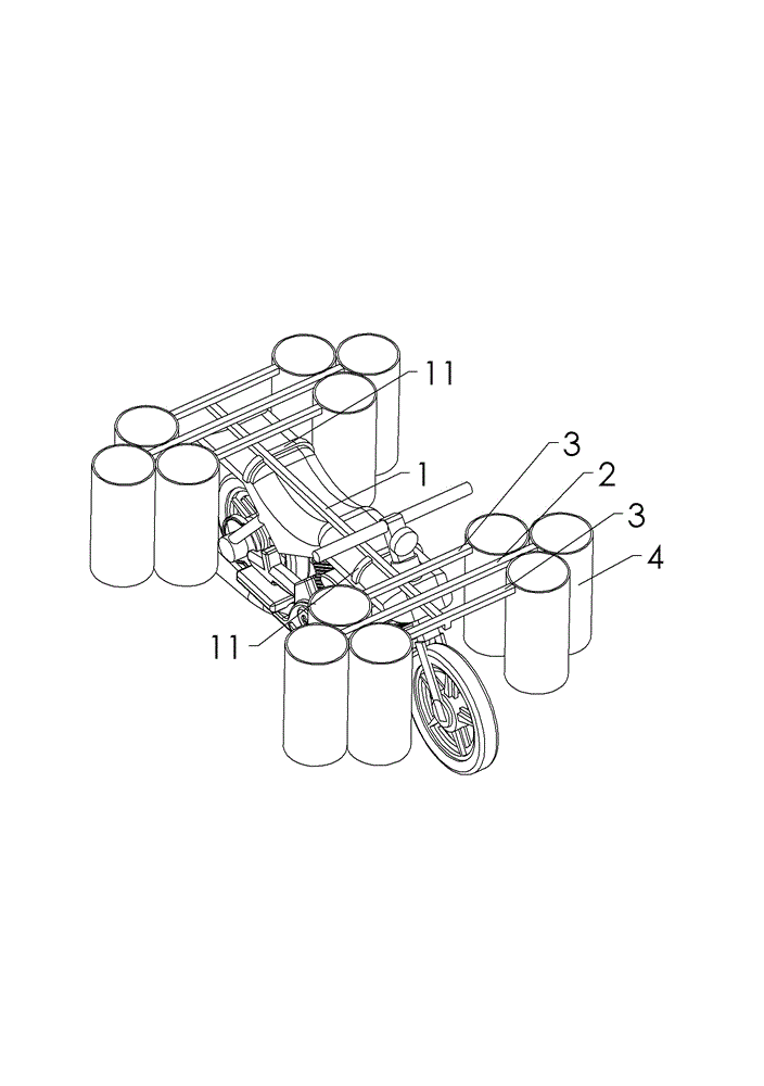 Goods carrier for motorcycle