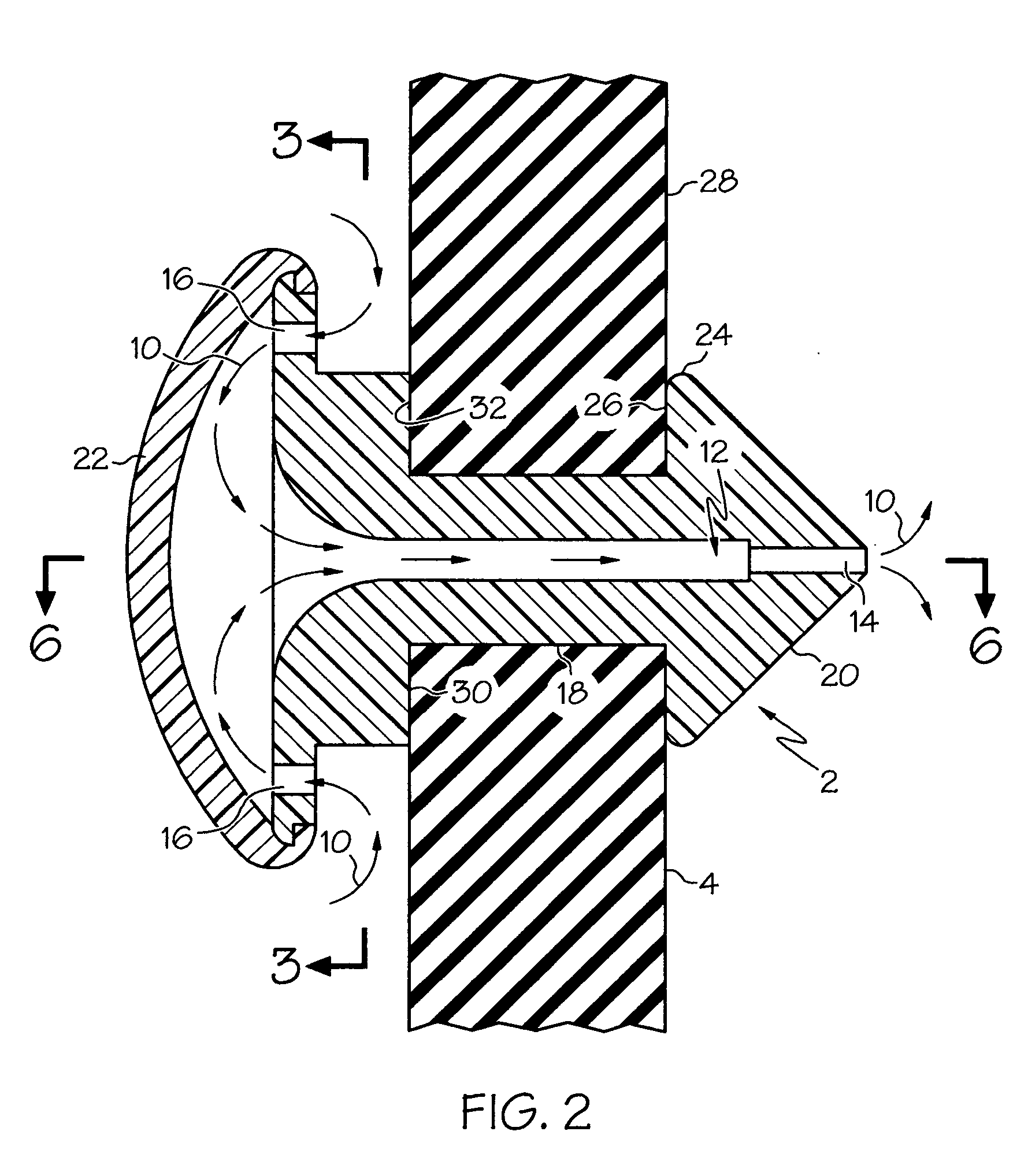 Vent plug for milking liner