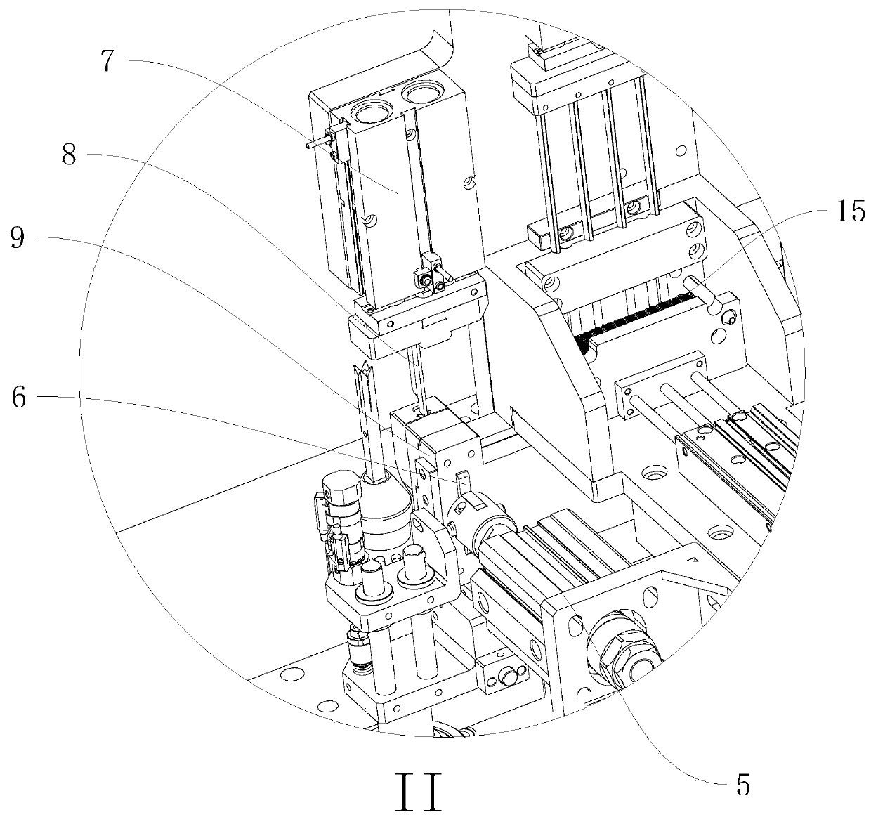 Inserter for assembling stator insulation paper or rotor insulation paper for electric motors