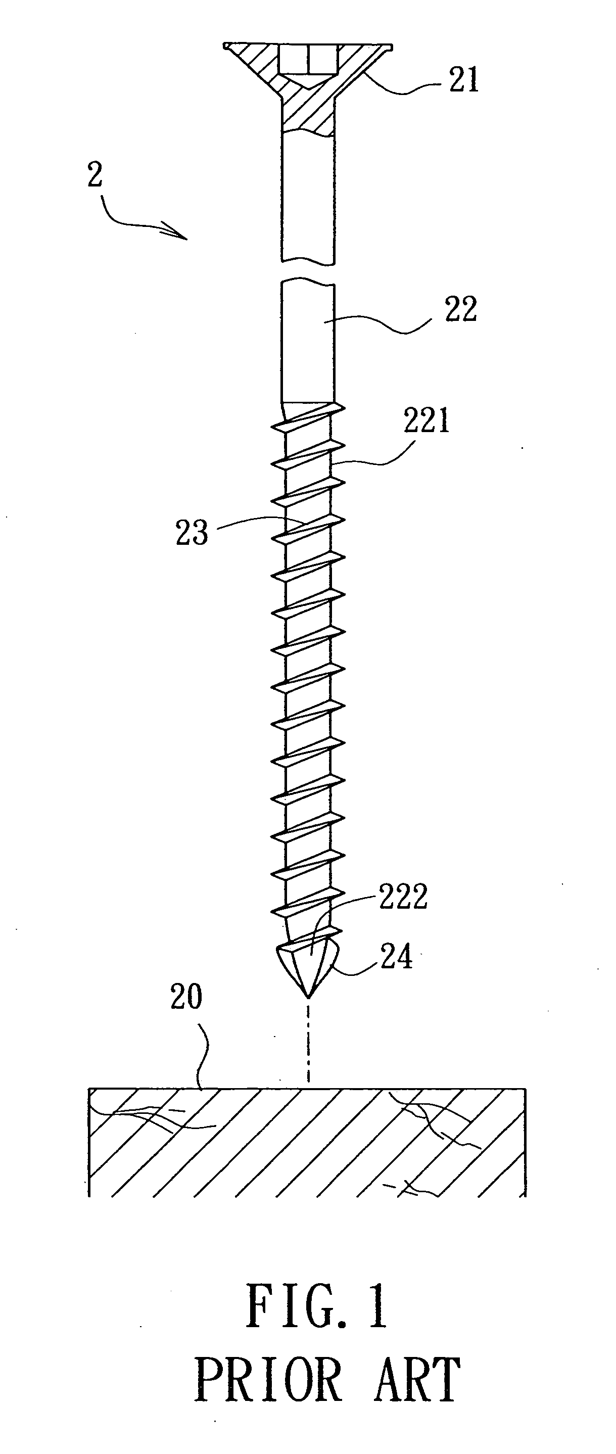 Multiple-thread screw