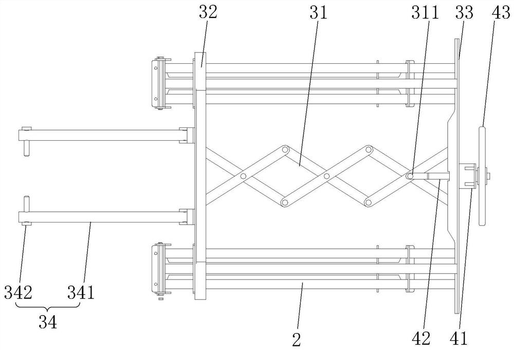 Push-pull device for equipment in box body