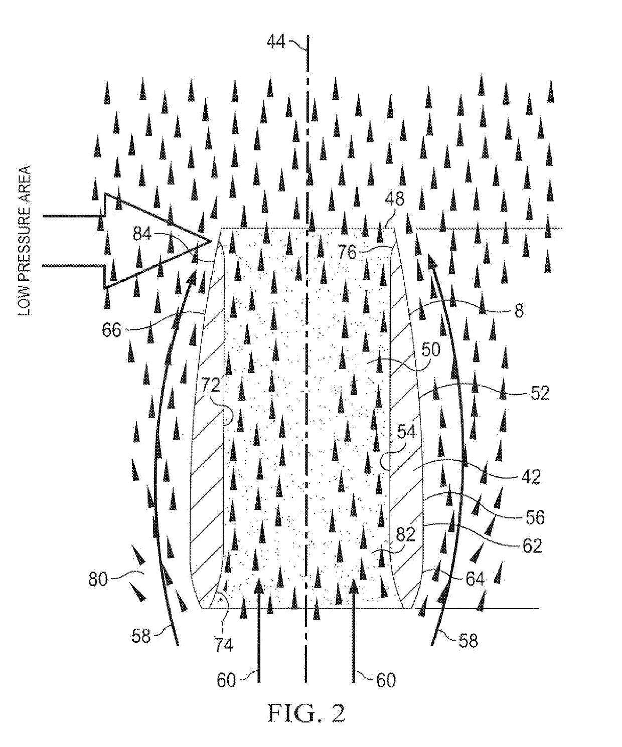 LOW NOx BURNER AND FLOW MOMENTUM ENHANCING DEVICE