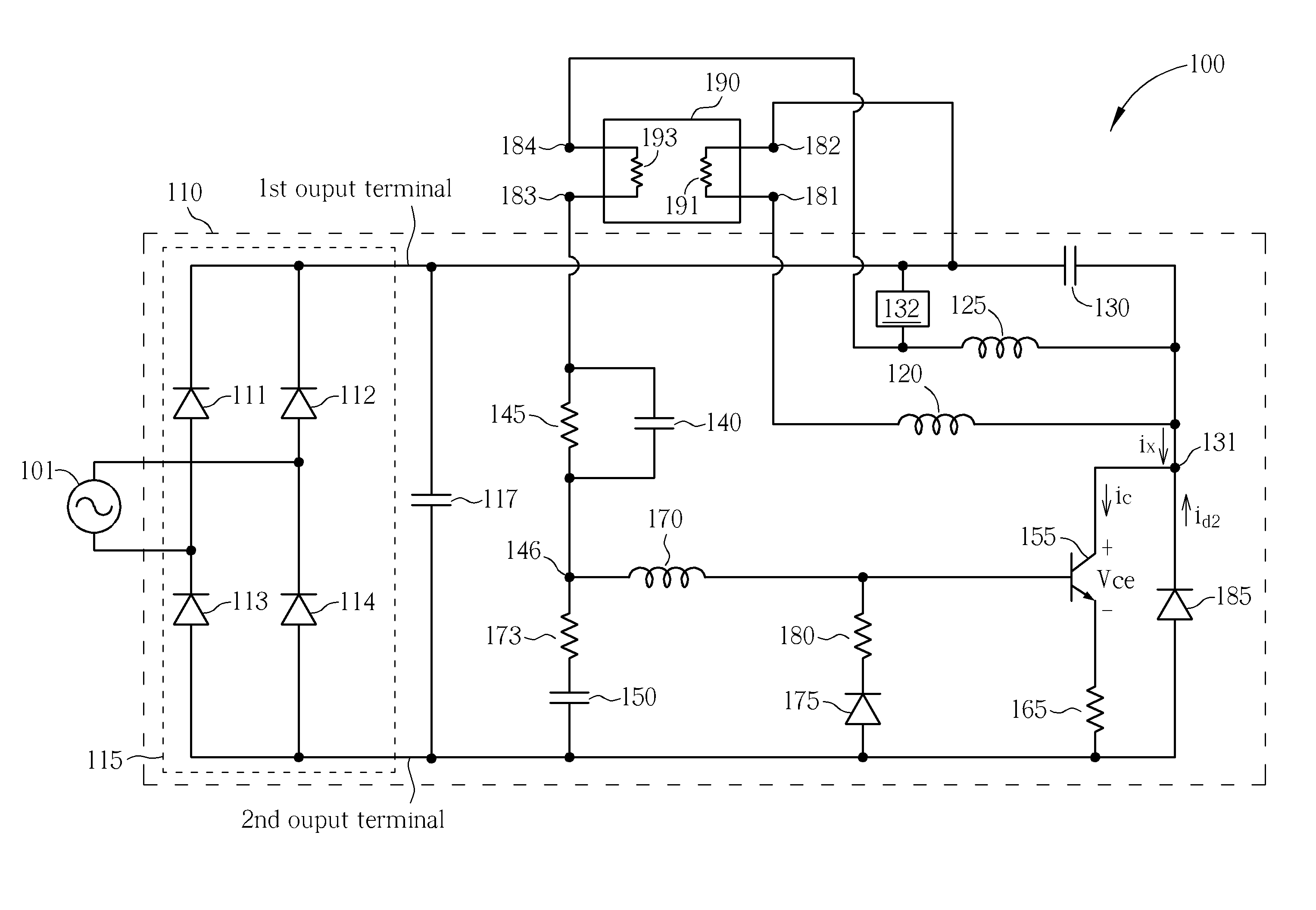 Self-oscillating transformerless electronic ballast