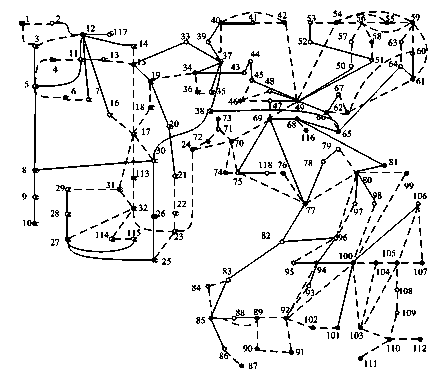 Method for constructing core backbone grid structure based on BBO algorithm and power grid survivability