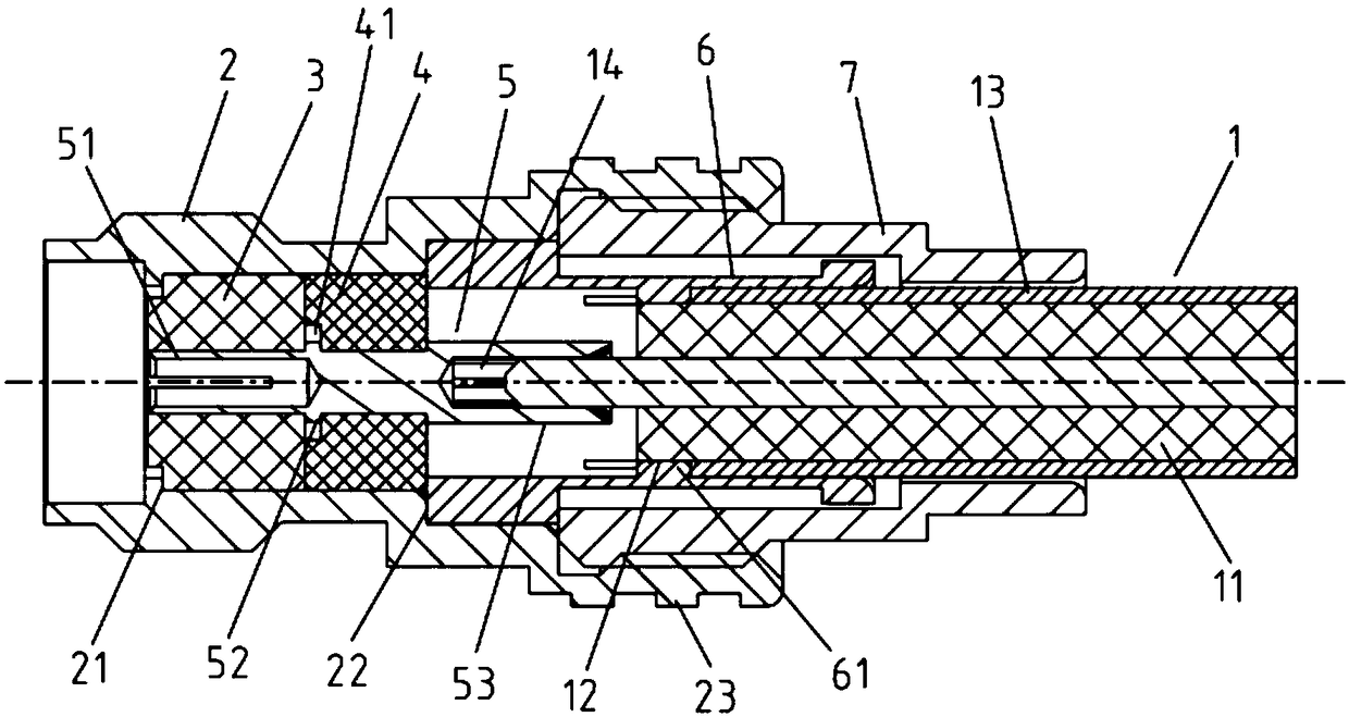 Fast-plug tail cable testing connector