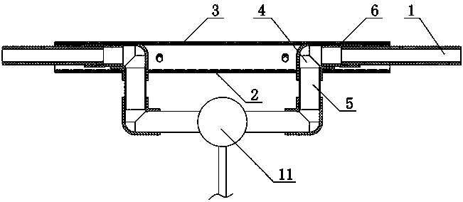 Left and right waterline connecting fixing mechanism for H-type broiler chicken cage