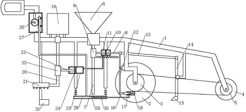 Watermelon seed sowing machine