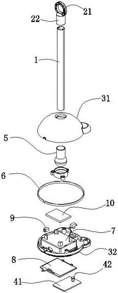 Portable multi-angle adjusting table lamp