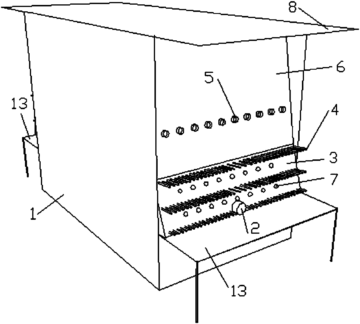 Slope stability simulating system for frozen earth tunnel portal and use method of system