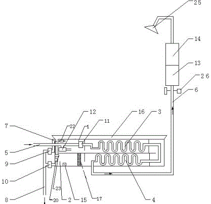 A water heater heat exchange system with flow rate detection and temperature detection