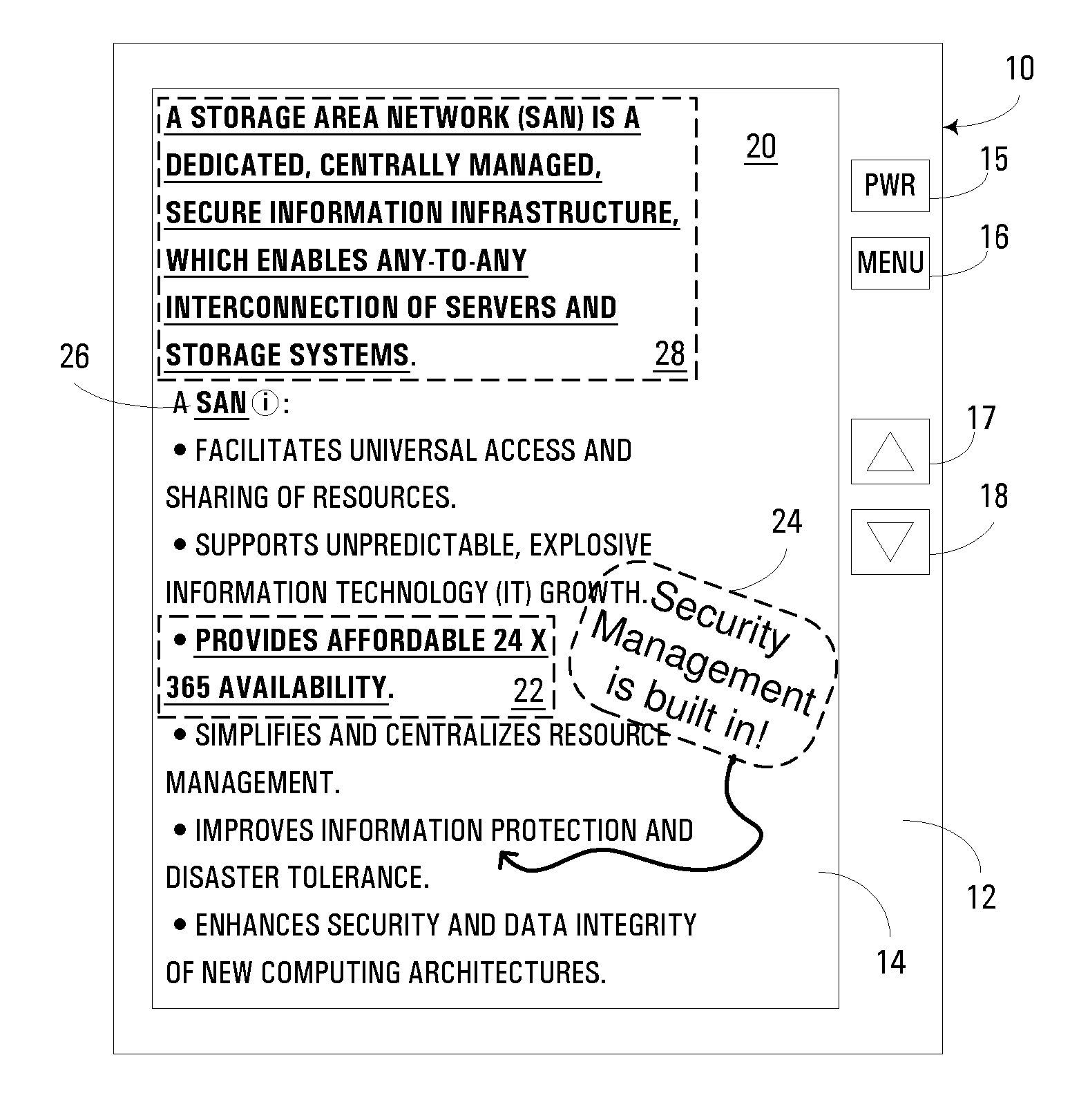 Handheld electronic book reader with annotation and usage tracking capabilities