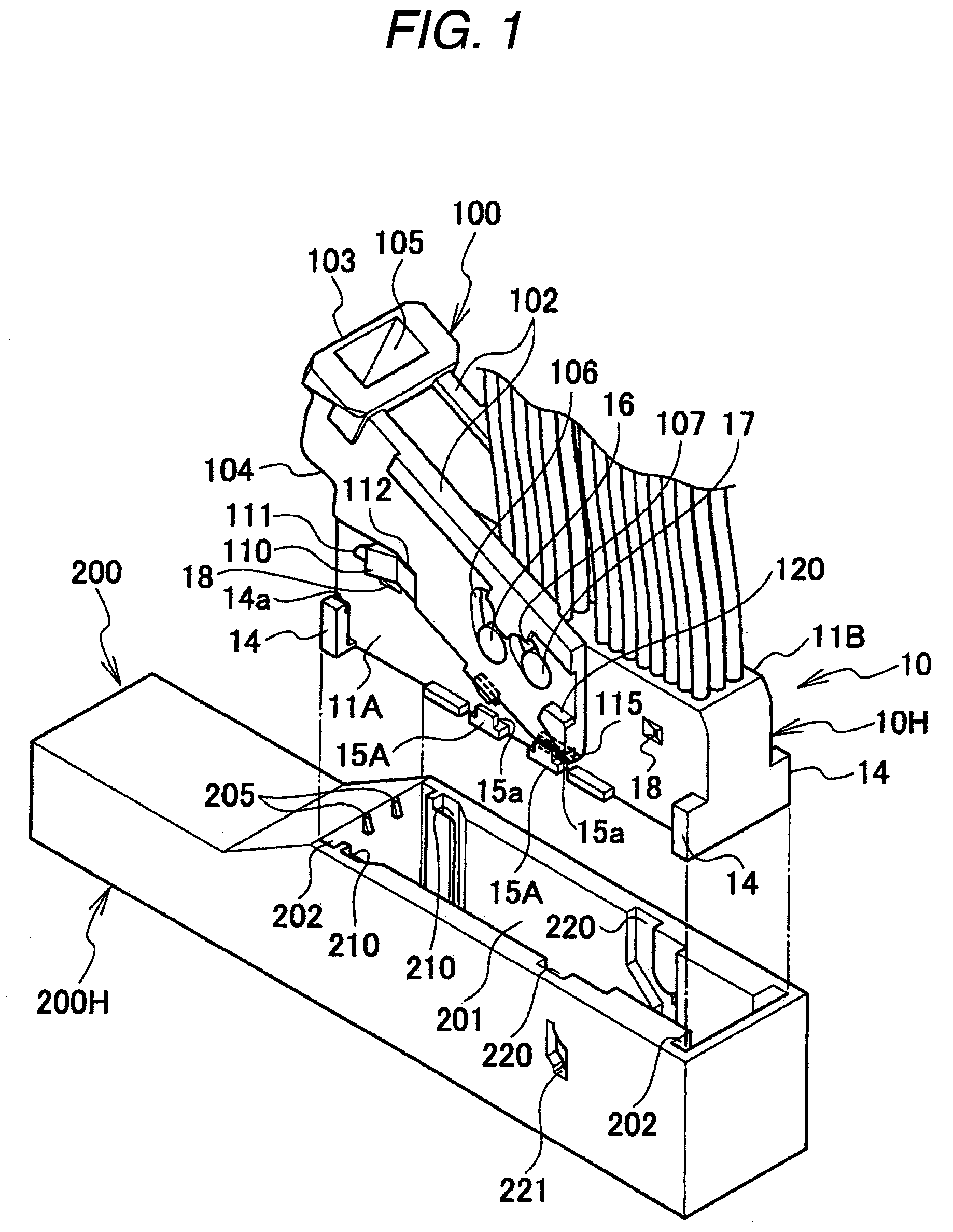 Lever type connector